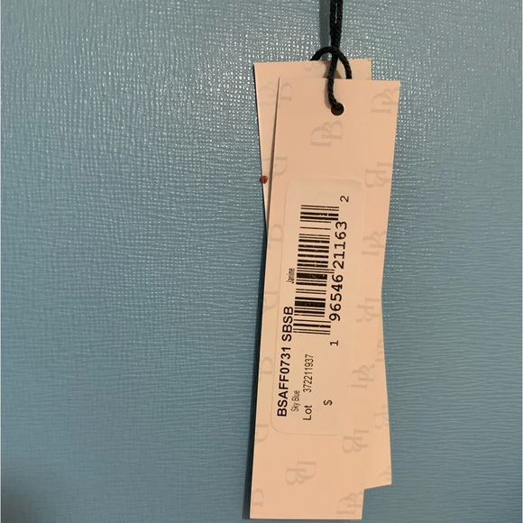 NWT Dooney & Bourke Blue Leather Satchel Bag with a Dust Bag. 10 x 11.5 x 5 “ - Picture 5 of 11